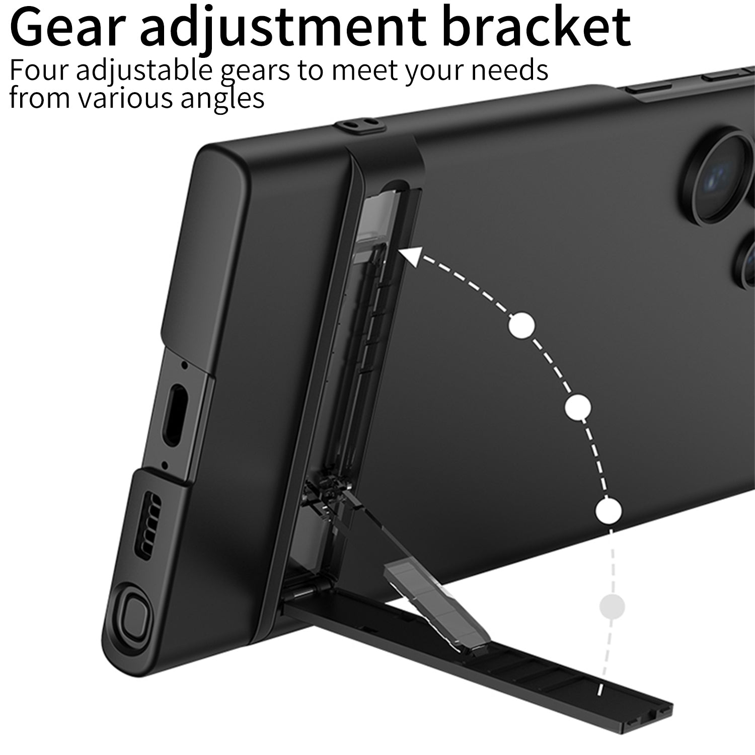 GKK Til Samsung Galaxy S23 Ultra Kickstand Telefon Case Hard Slim PC Bagcover GKK Til Samsung Galaxy S23 Ultra Kickstand Telefon Case Hard Slim PC Bagcover
